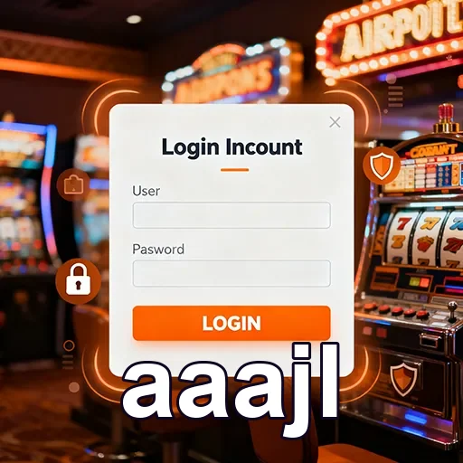 User logging into aaajl for secure gaming access